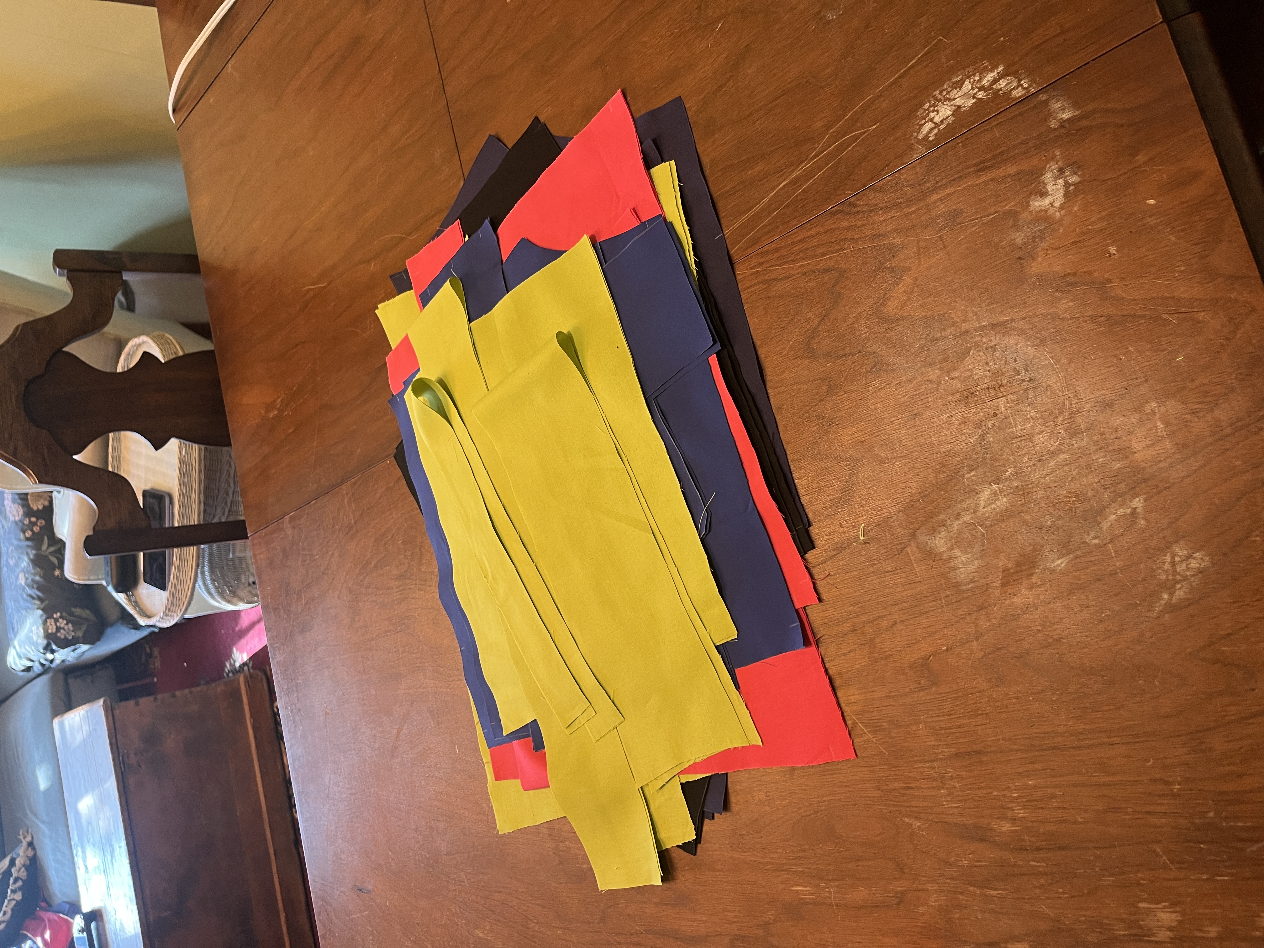 All done! A ton of work for a small pile of cut pieces